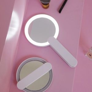 Compact ring light mirror